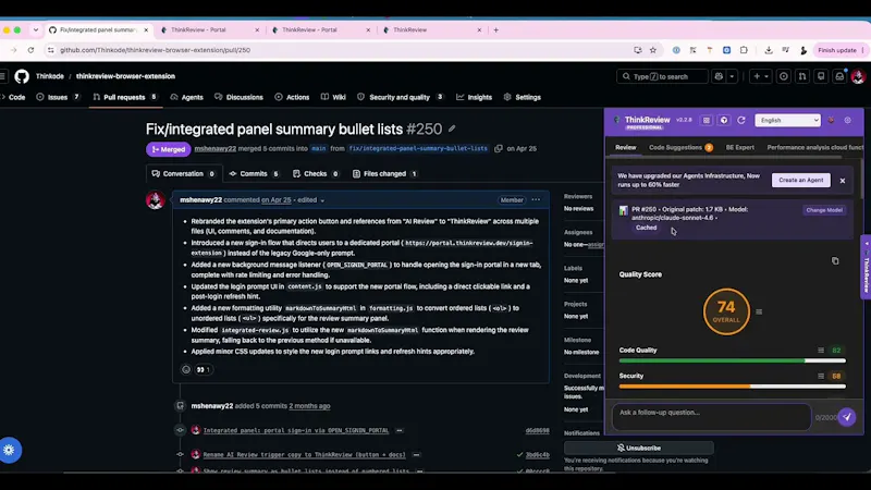 ThinkReview screenshot 1 (video preview)