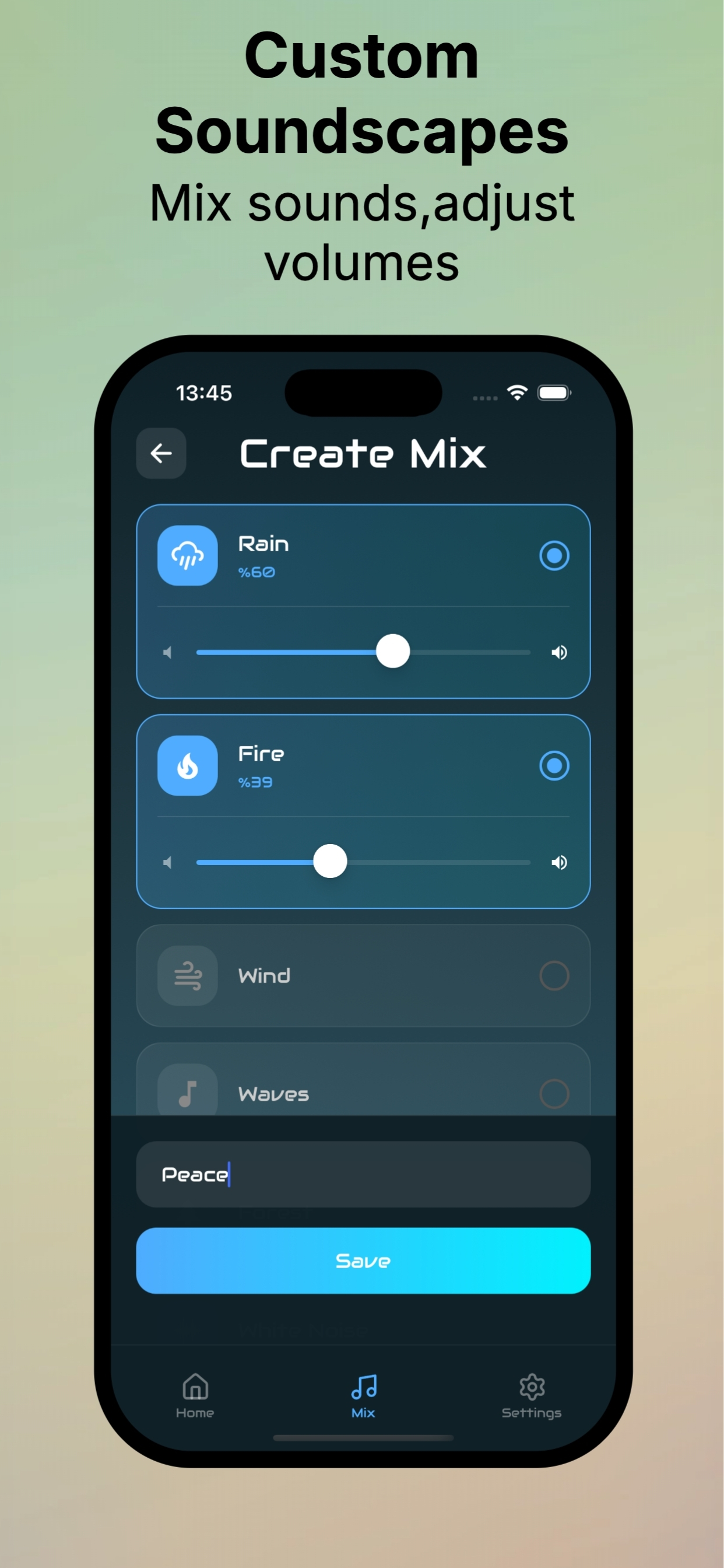 Calmify: Relax & Sleep Sounds - Screenshot 2 showing product features and functionality
