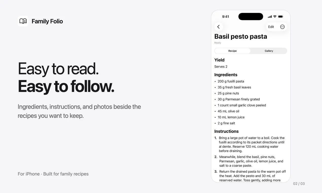 Family Folio gallery image