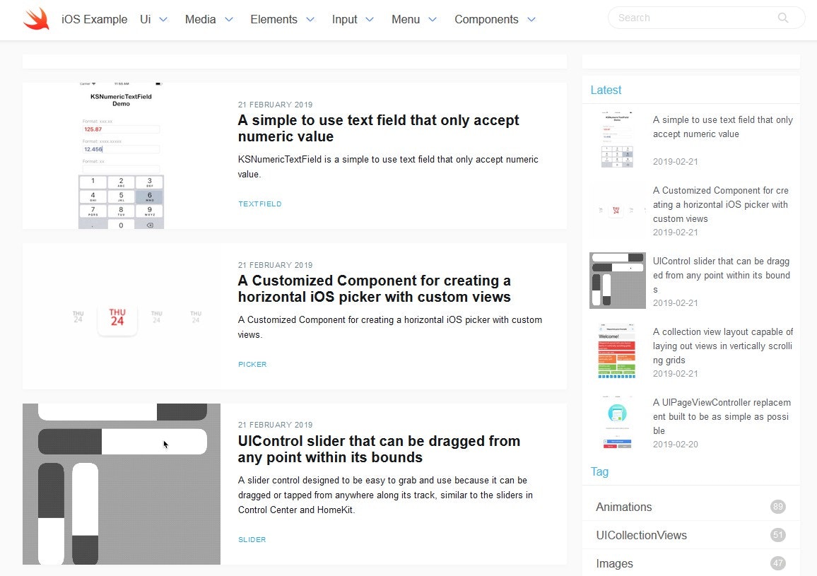 iOS Example gallery image