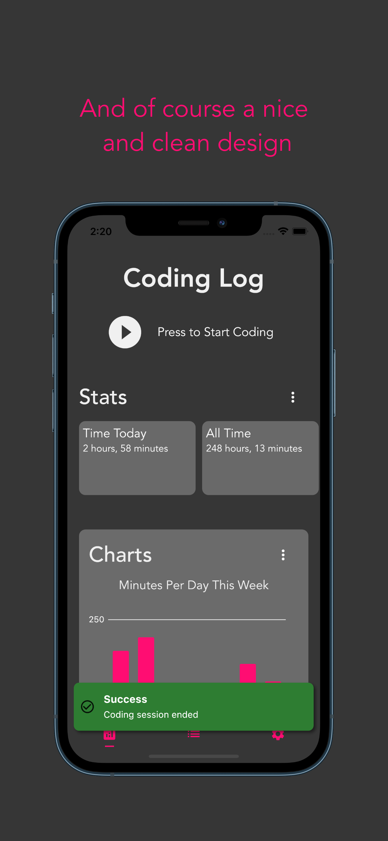 Coding Log - The simplest way to record your coding | Product Hunt
