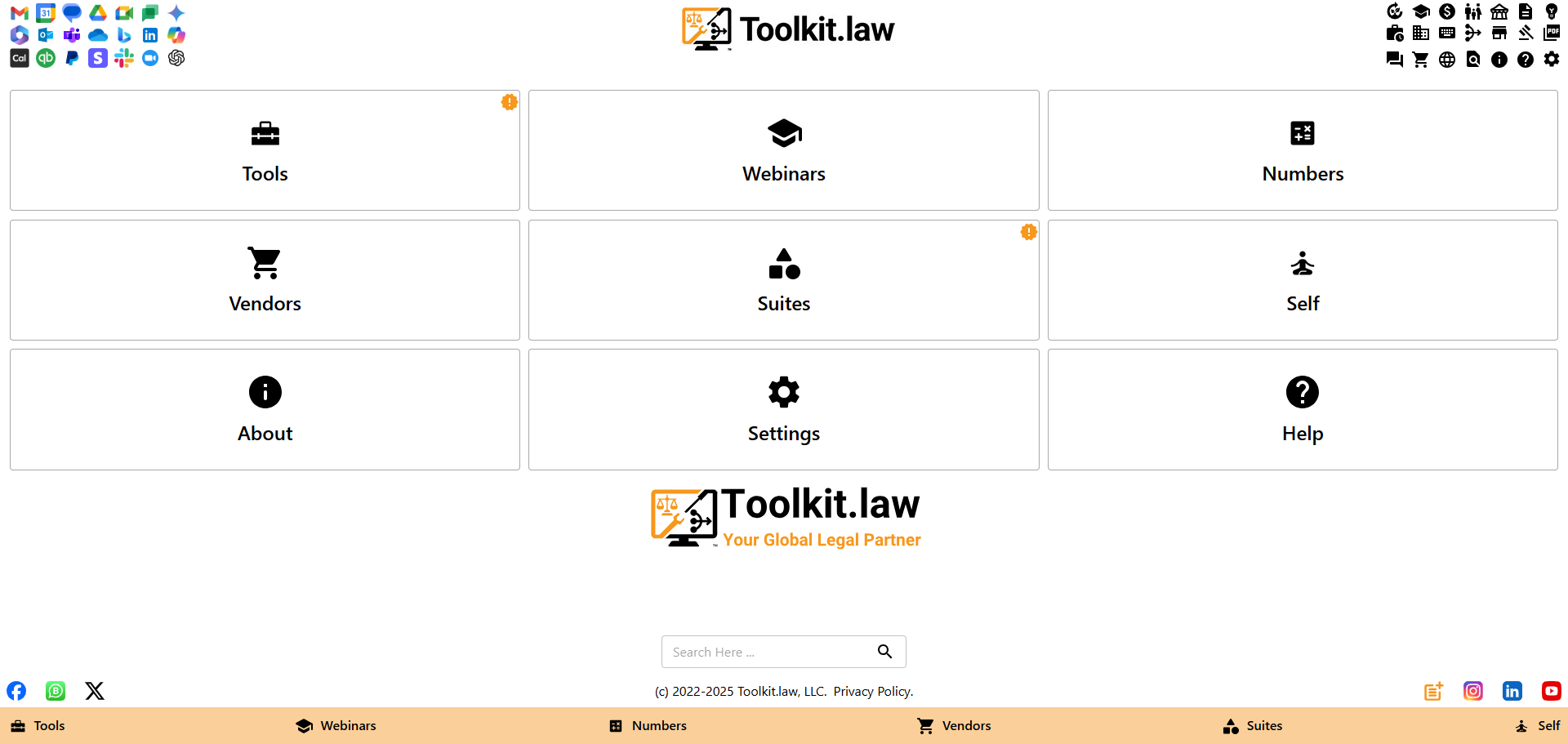 وسائط Toolkit.law - شريكك القانوني العالمي 1