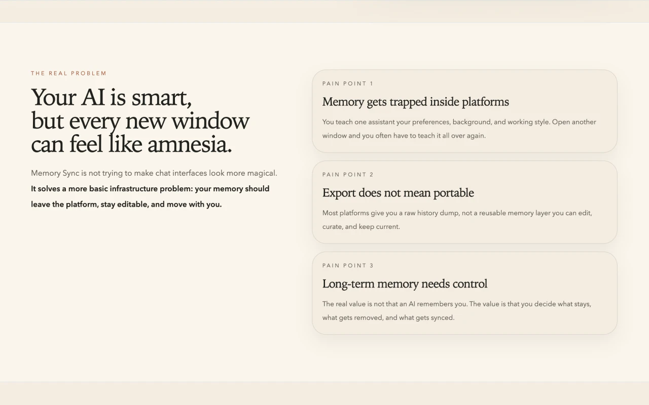 Memory Sync screenshot 2