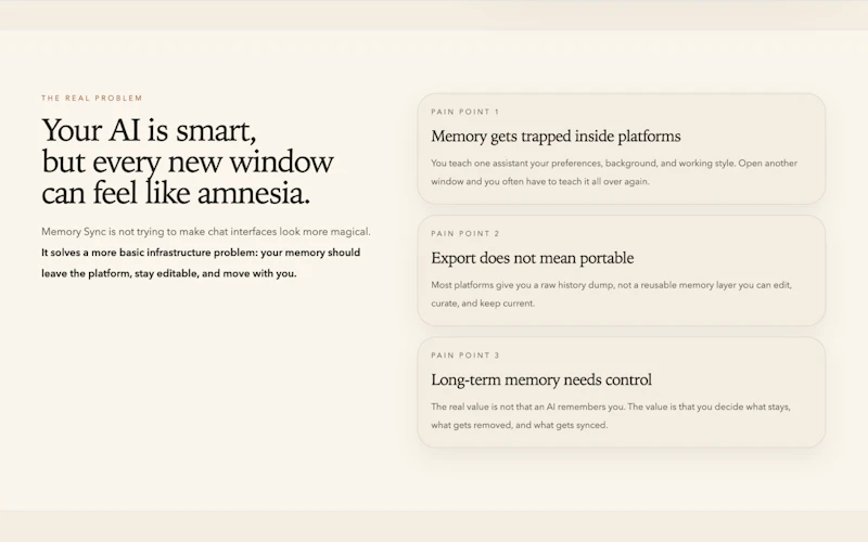 Memory Sync screenshot 2