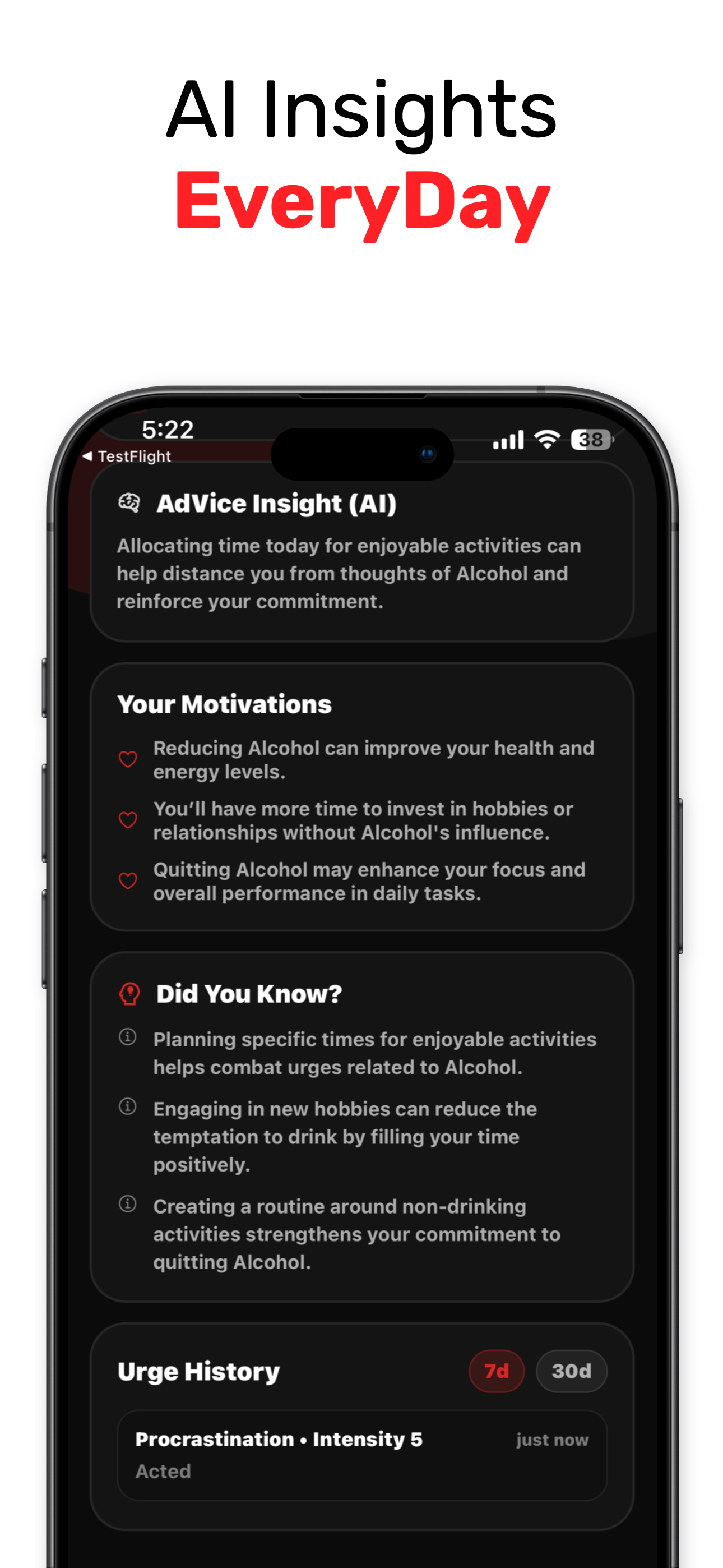 AdVice - Break Bad Habits - Screenshot 5 showing product features and functionality