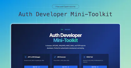 Developer Auth Mini-Toolkit by Authgear gallery image