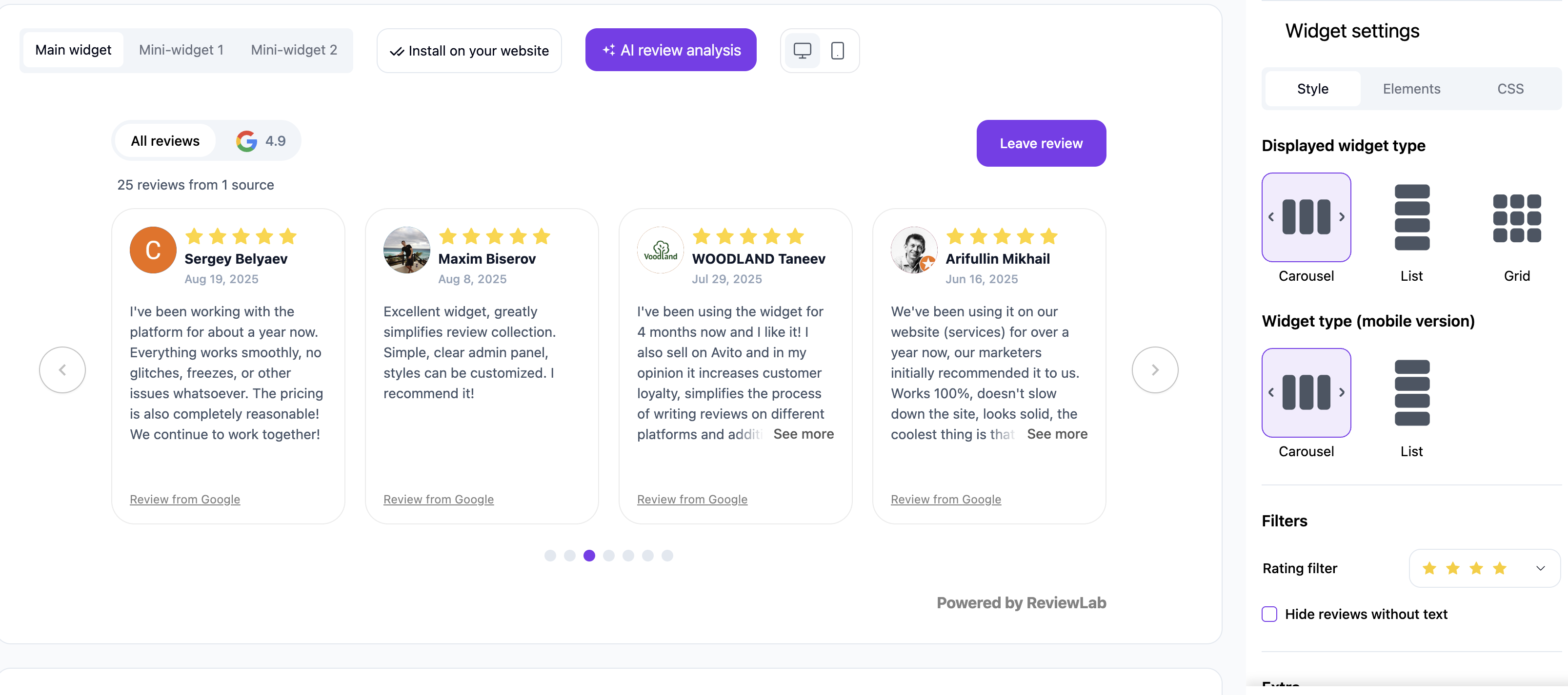 ReviewLab gallery image