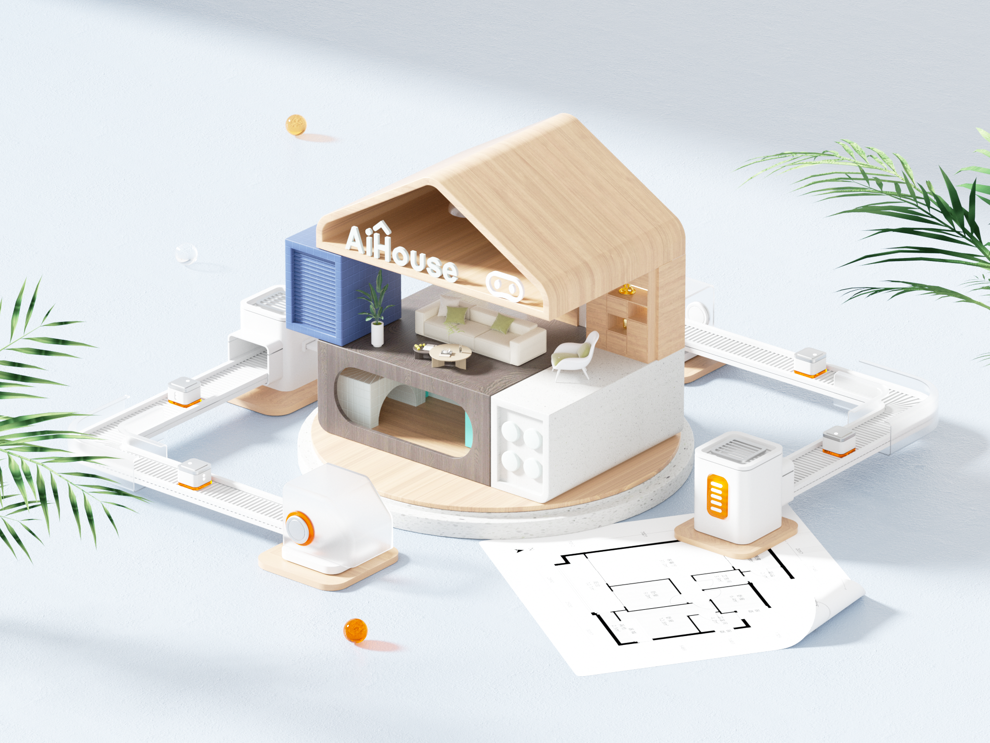 บ้าน AI - แพลตฟอร์มการออกแบบตกแต่งภายใน 3 มิติที่ขับเคลื่อนด้วย AI media 3