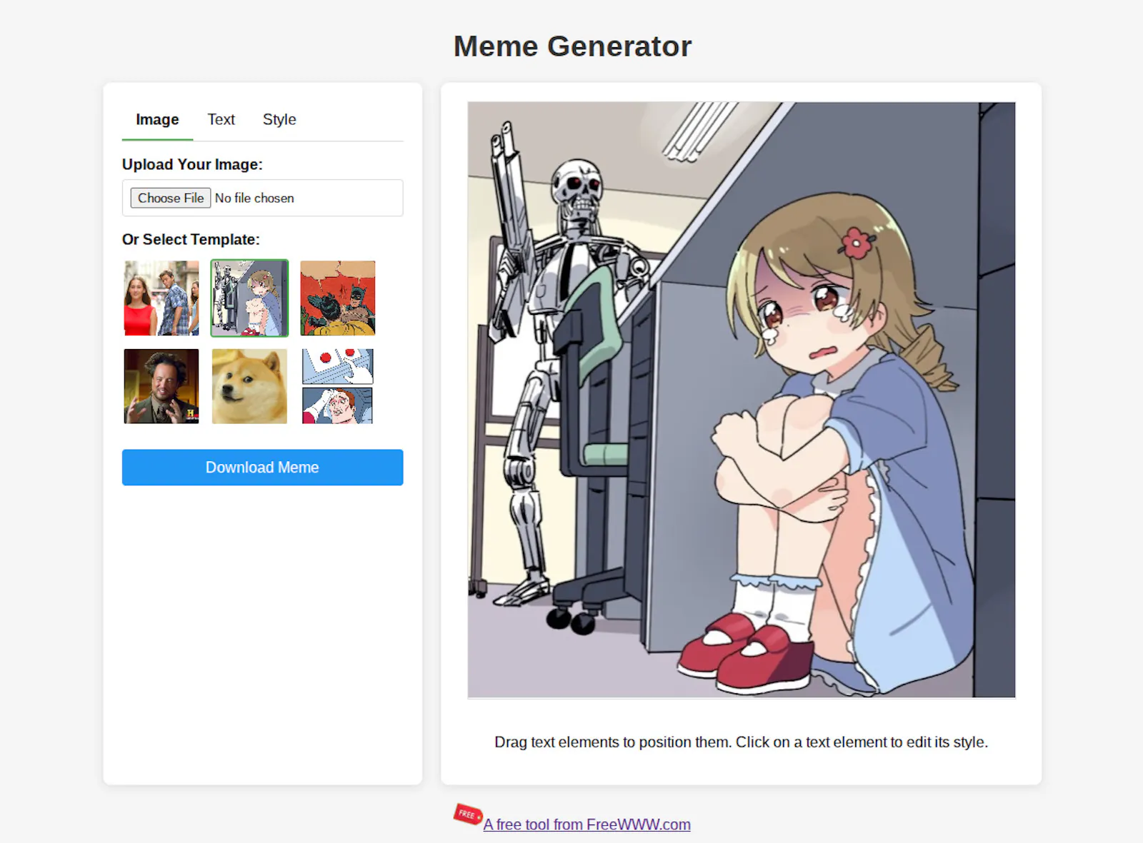 Meme Generator screenshot 1