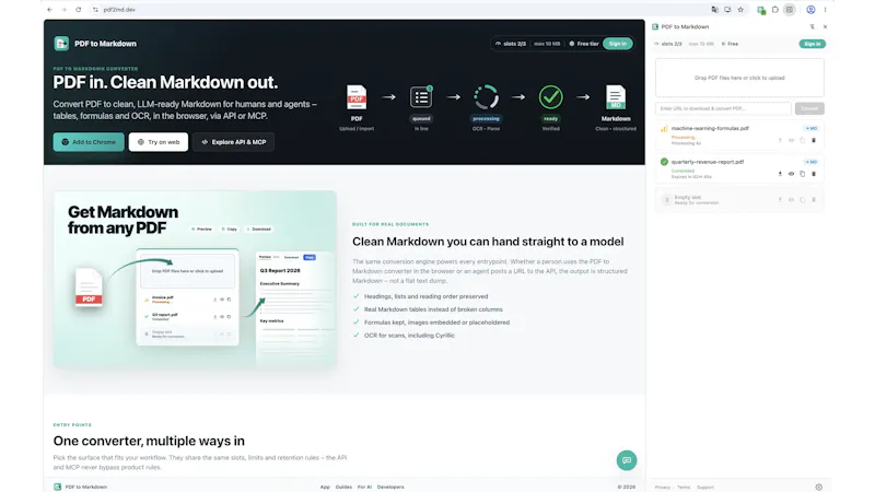 PDF to Markdown screenshot 5