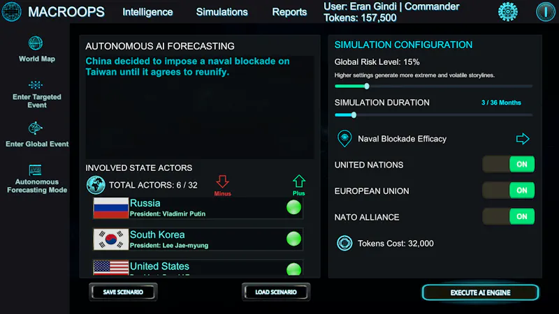 MacroOps Simulation Engine screenshot 8