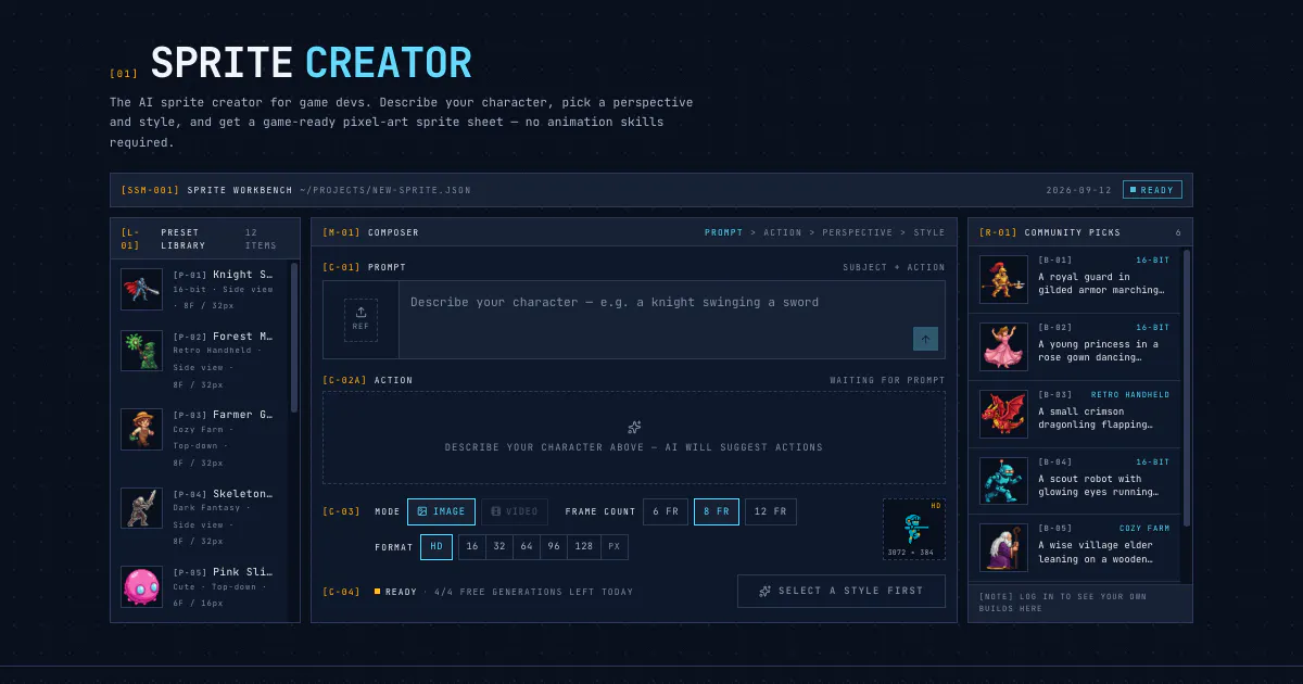 SpriteGen gallery image