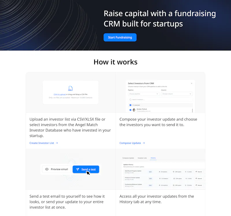 Investor Updates screenshot 2