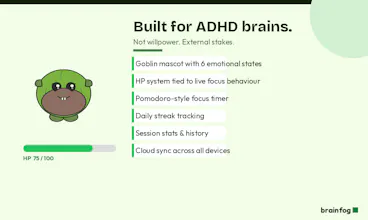 Brainfog — ADHD Focus Timer gallery image