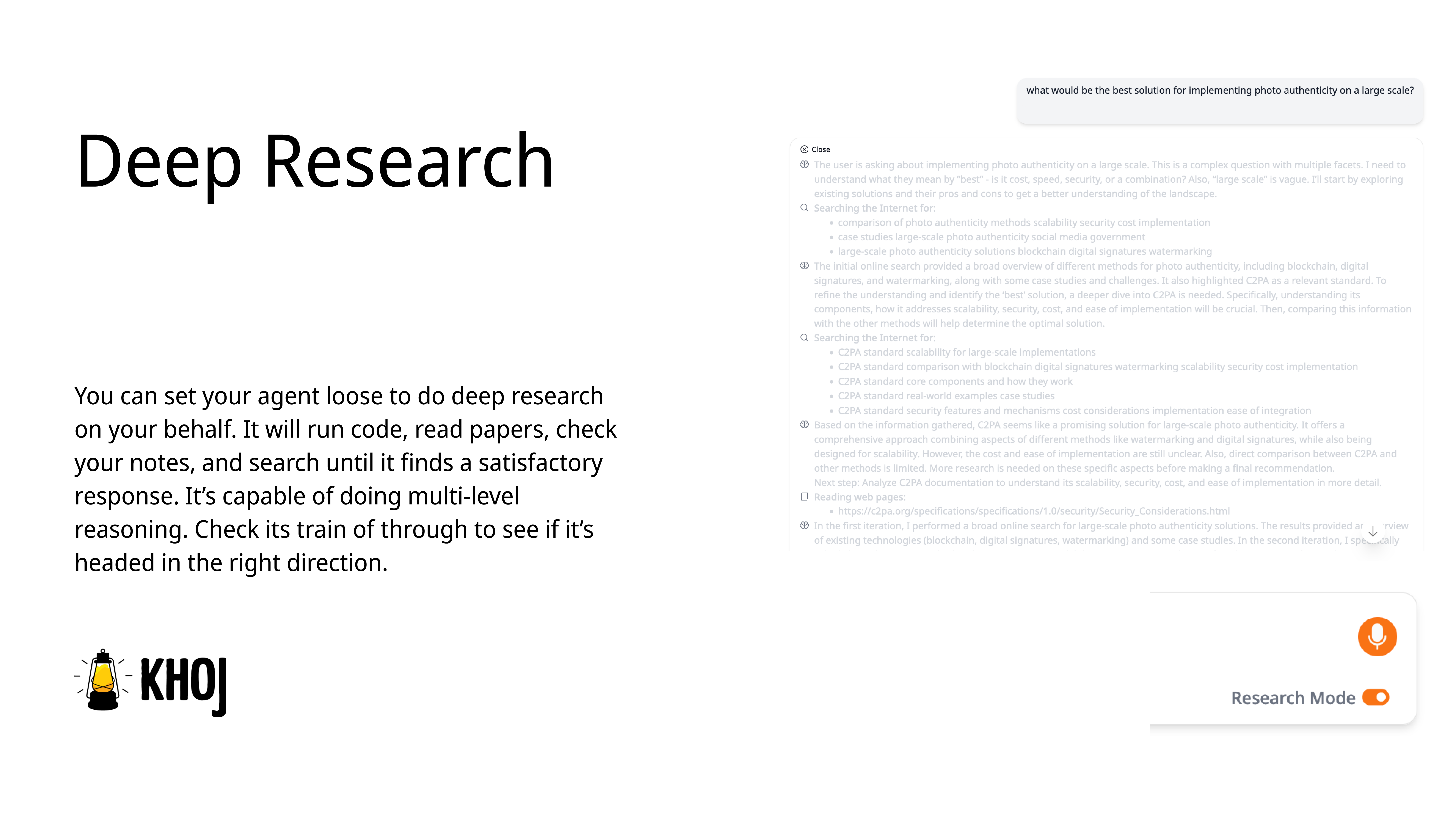 Khoj AI gallery image