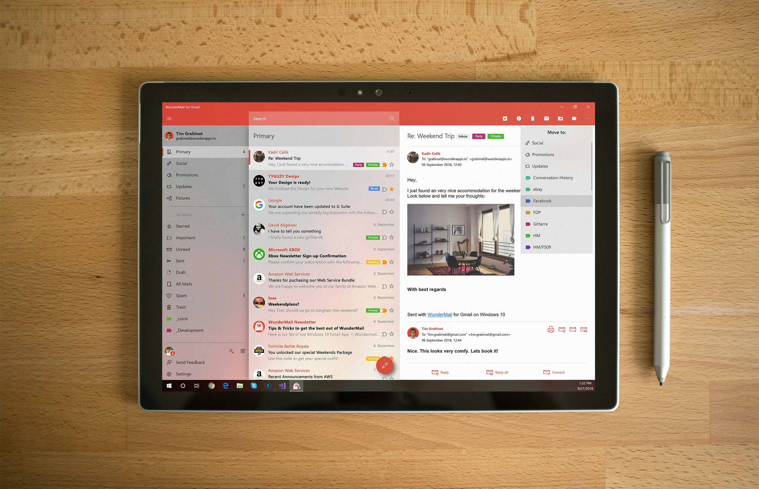 WunderMail for Gmail gallery image