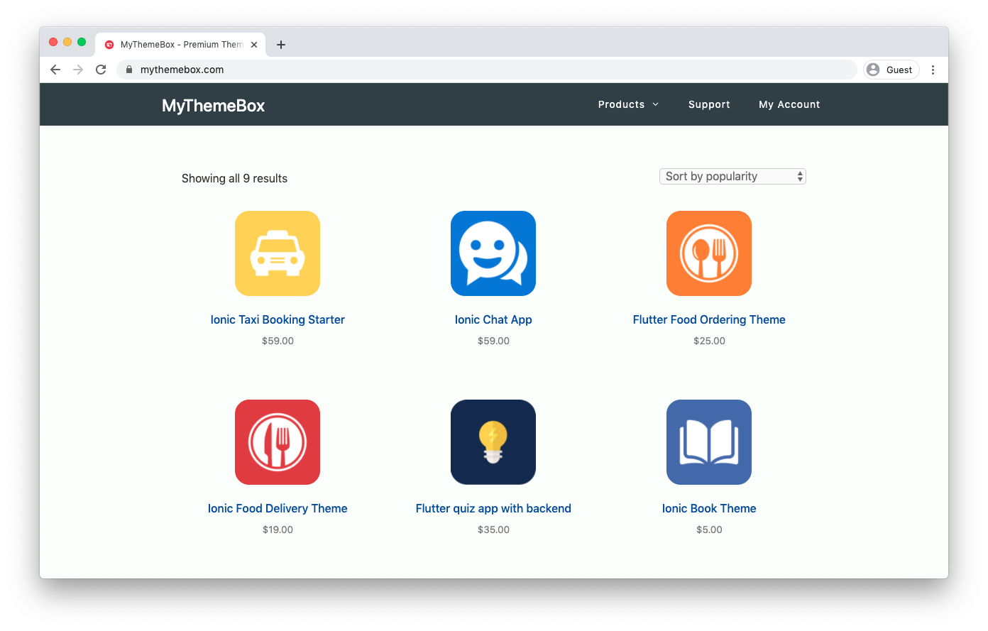 MyThemeBox gallery image