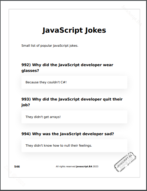 JavaScript 인터뷰 성경 - 1000 가지 필수 질문과 답변을 가이드! 미디어 8