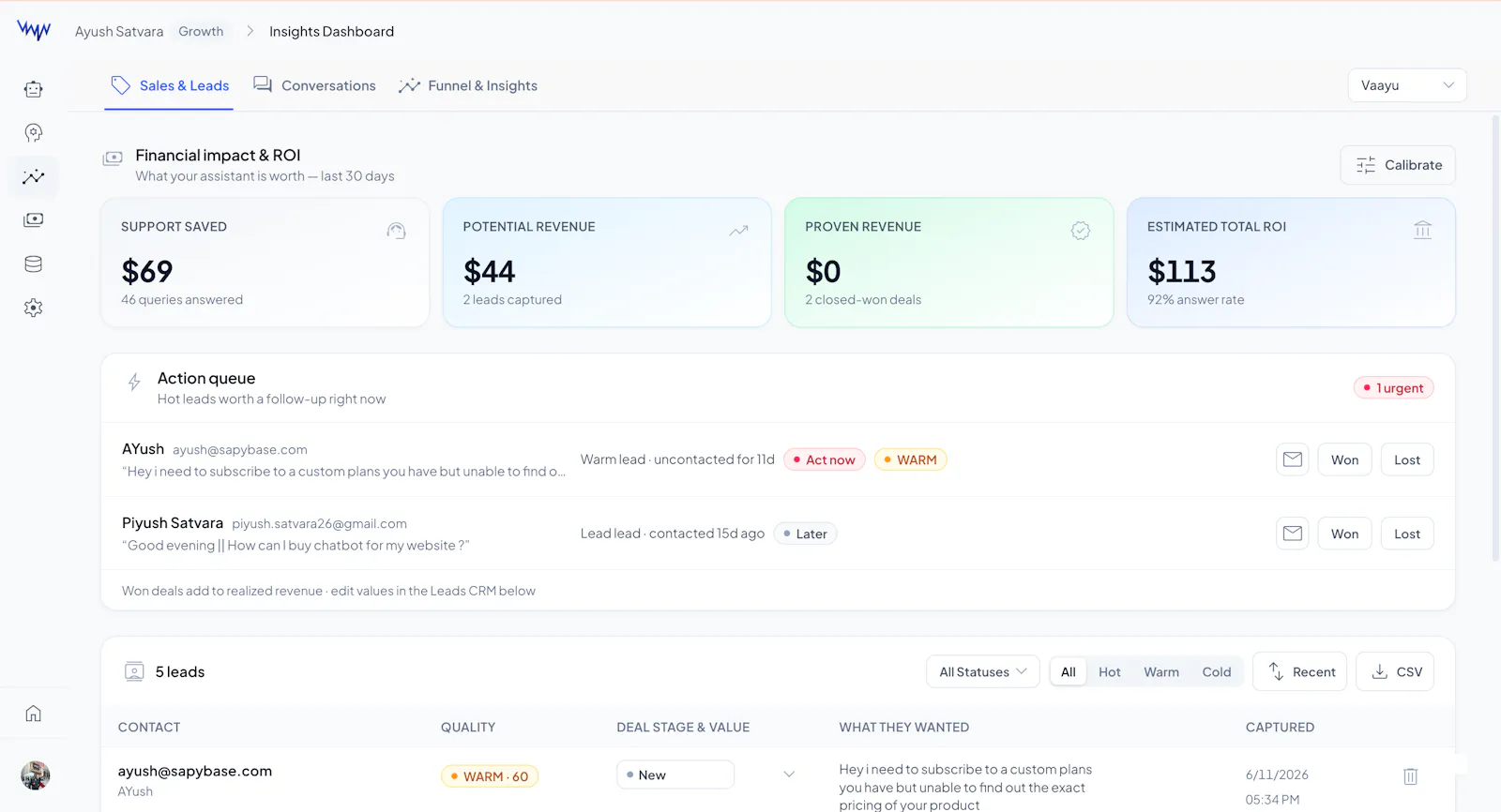 Vaayu Intelligence screenshot 3
