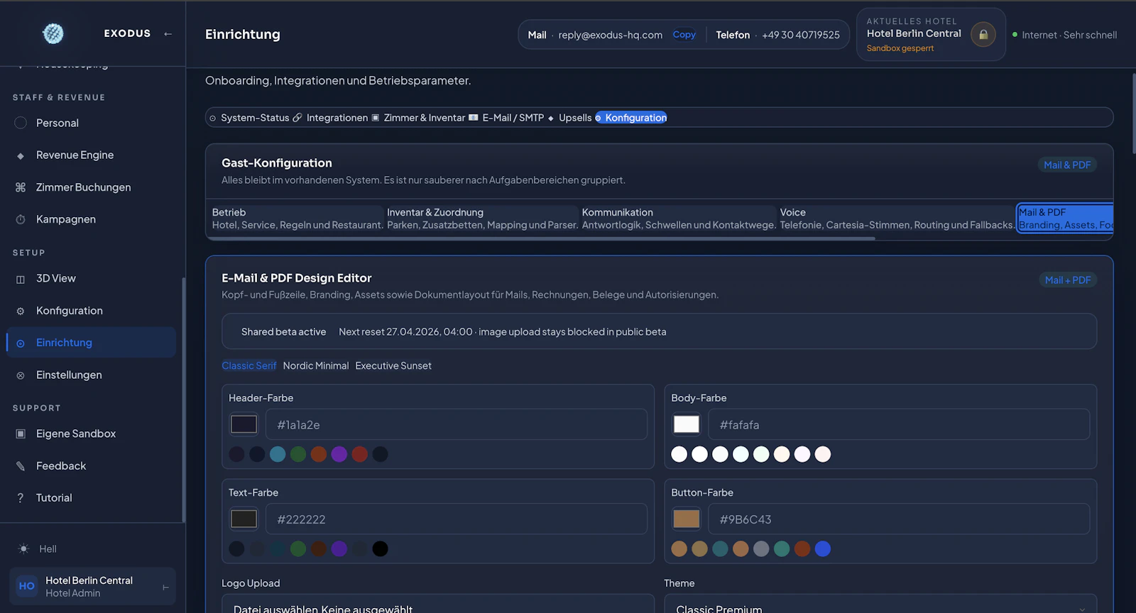 EXODUS Hotel Intelligence screenshot 2