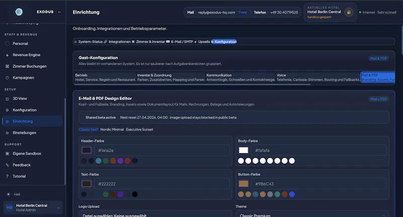 EXODUS Hotel Intelligence screenshot 2