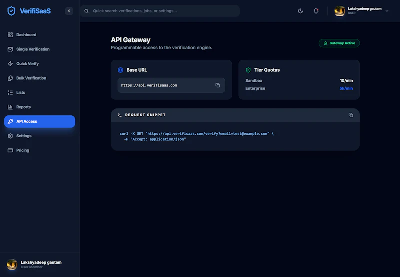 VerifiSaaS screenshot 2