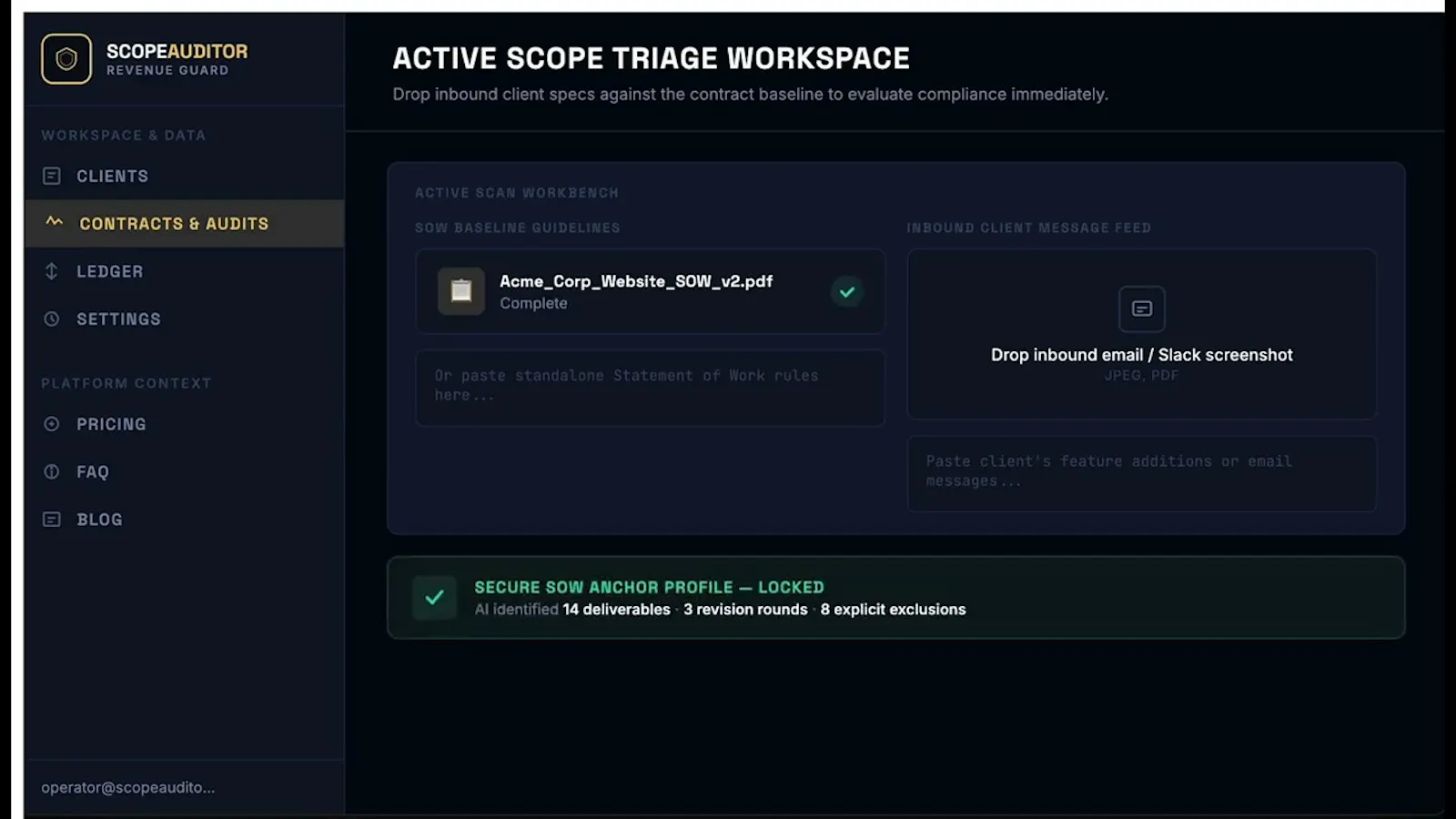 ScopeAuditor screenshot 1 (video preview)