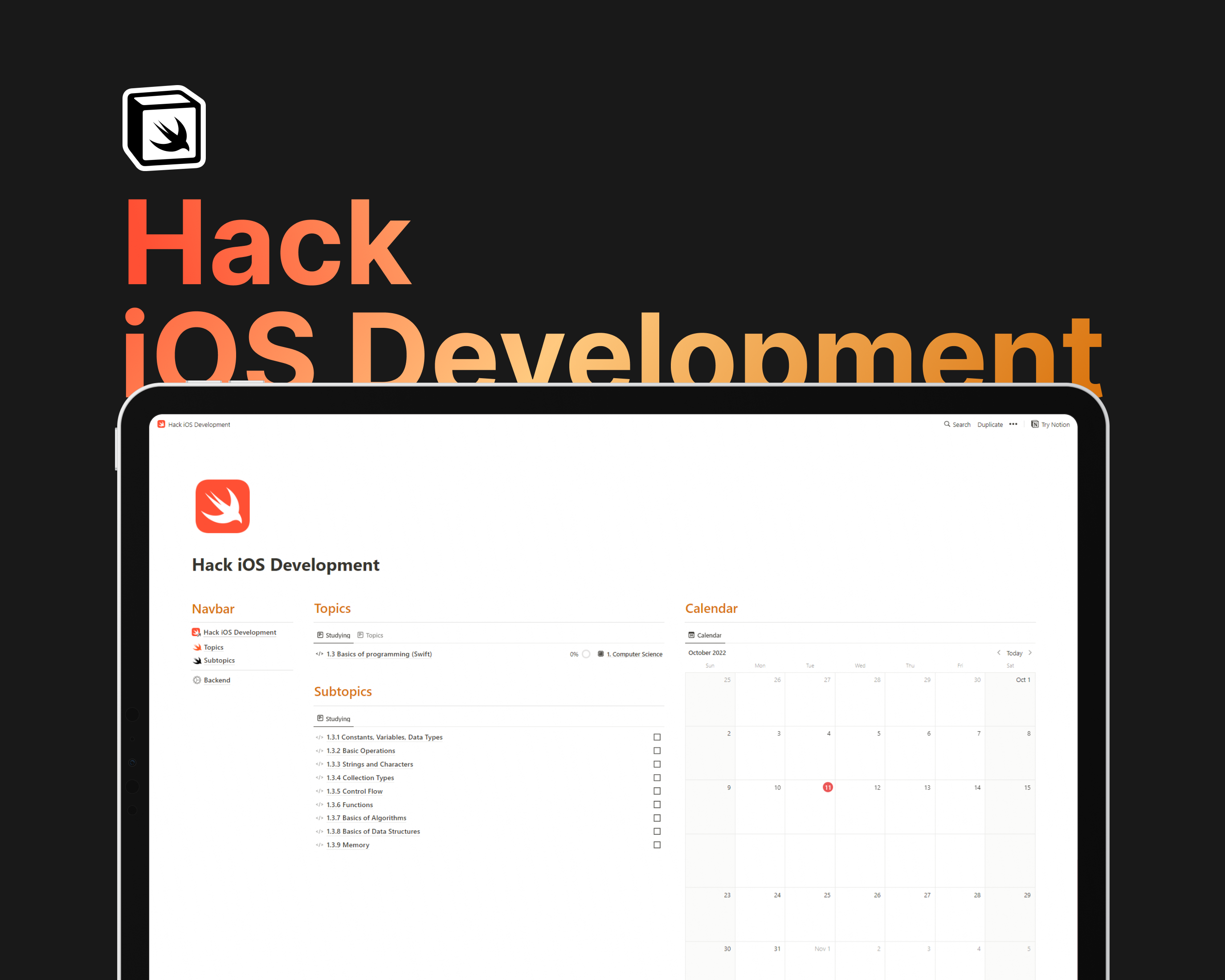 Hack IOS Development - Roadmap per diventare un esperto nello sviluppo di iOS media 1