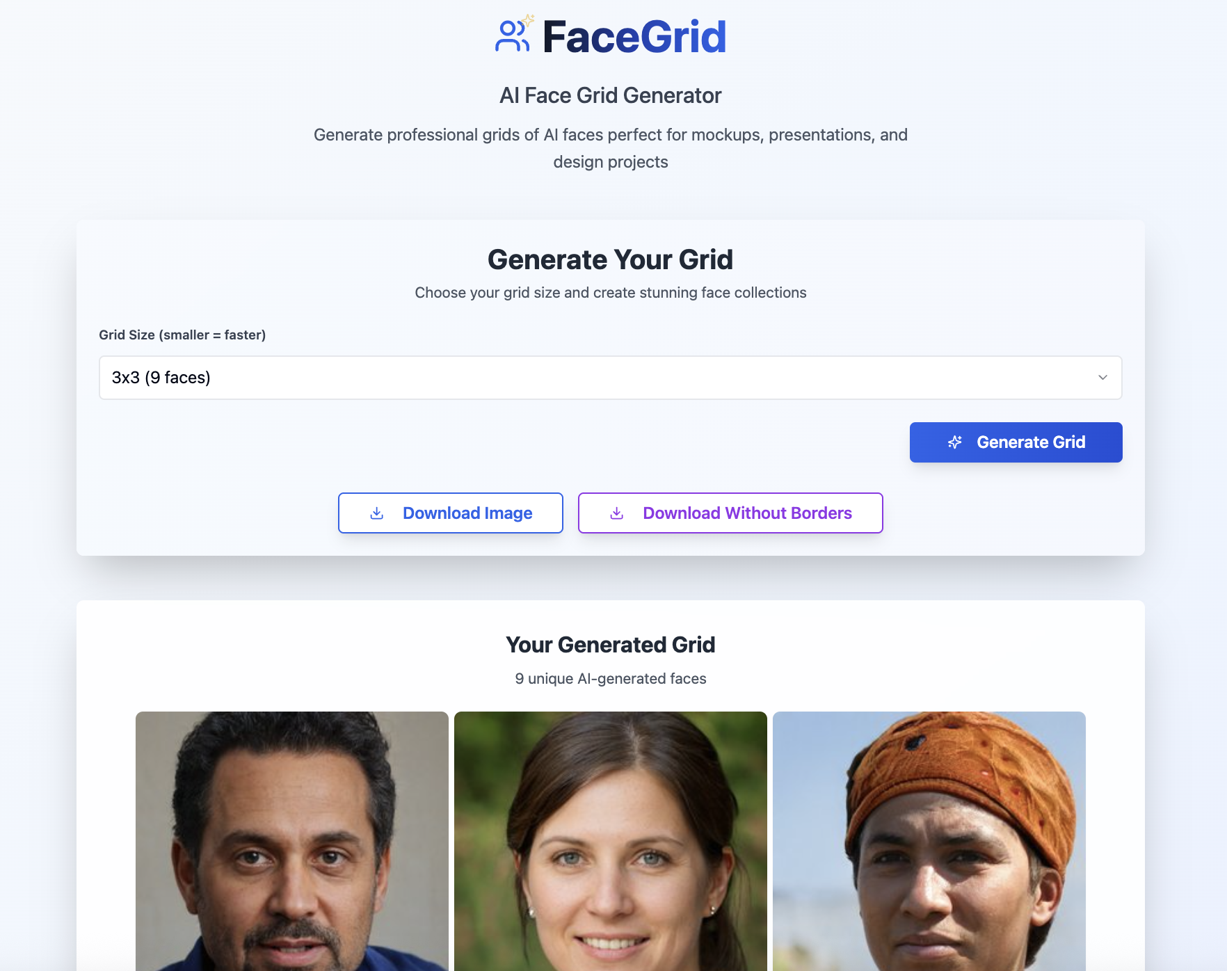 FaceGrid gallery image