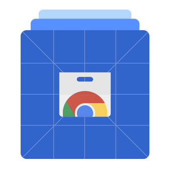 The New Chrome Web Store logo