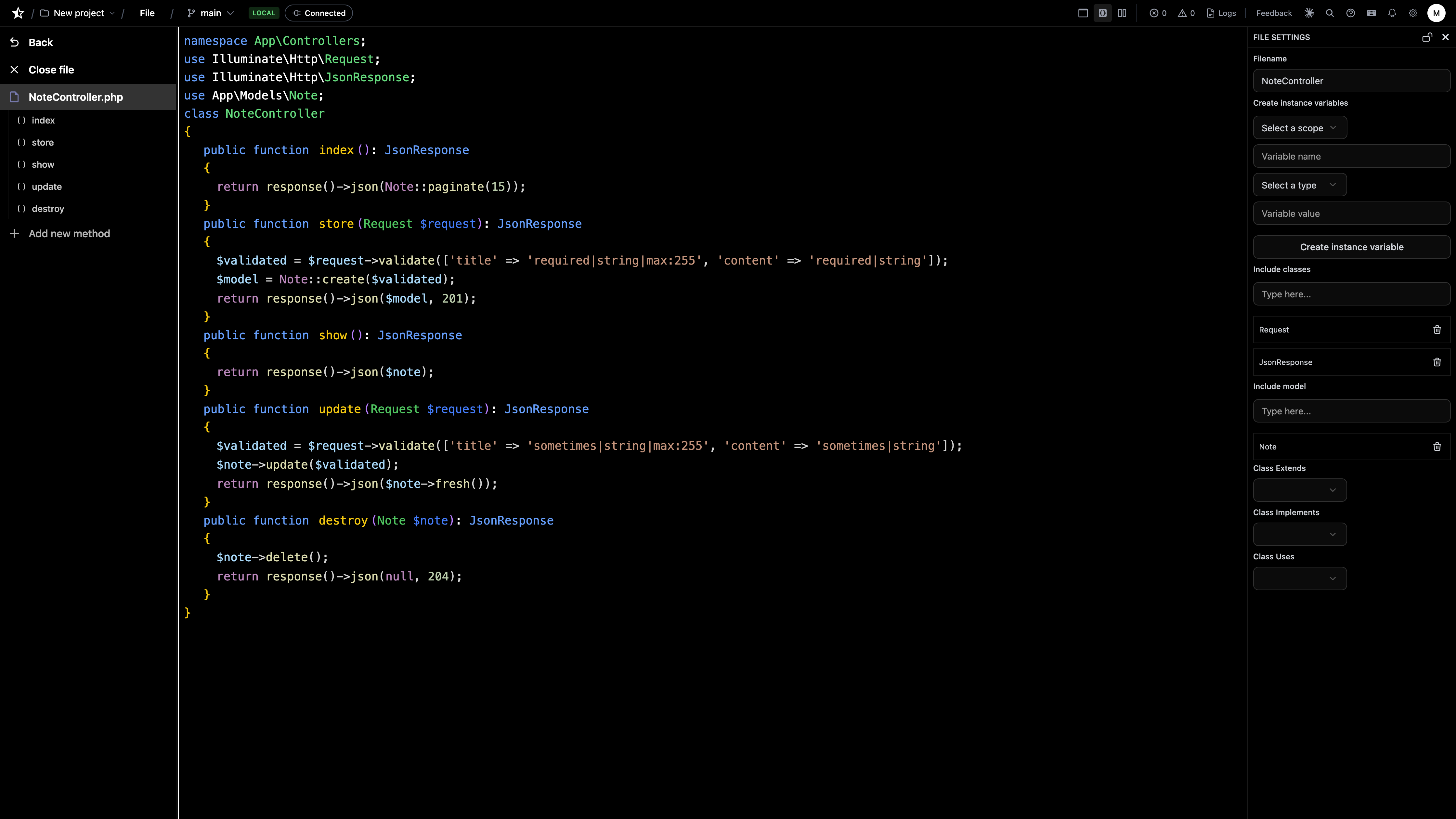Stellify – AI-native Laravel development gallery image