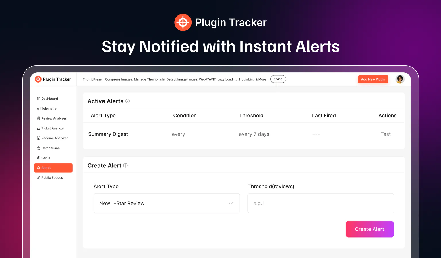 PluginTracker gallery image