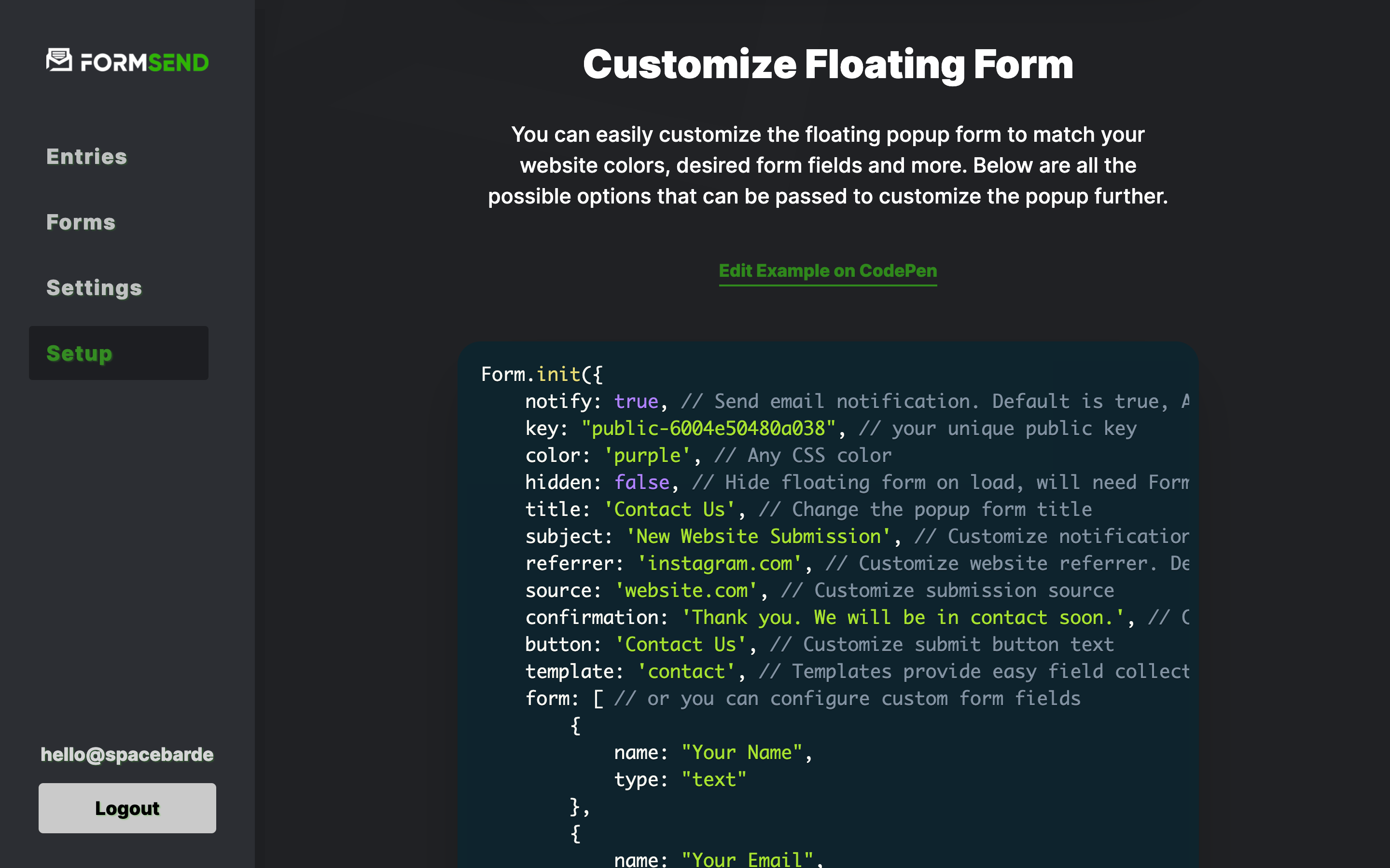 Formsend - Google Forms Alternative gallery image