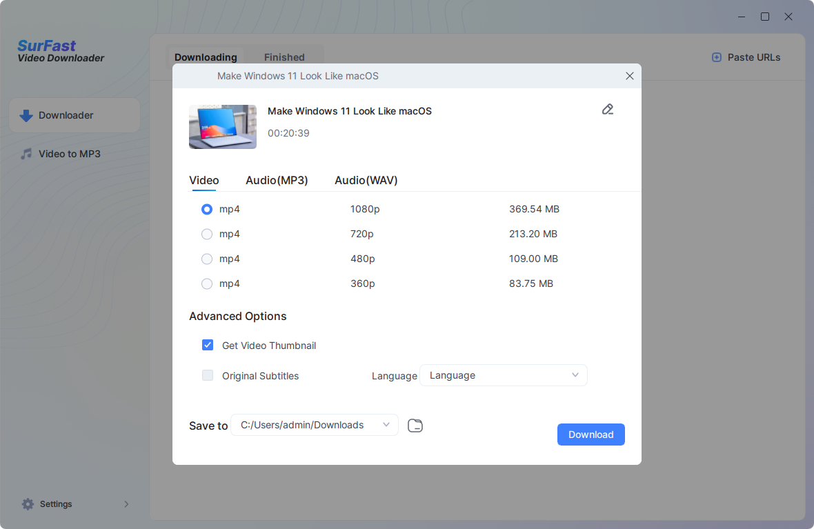 SurFast Video Downloader media 2