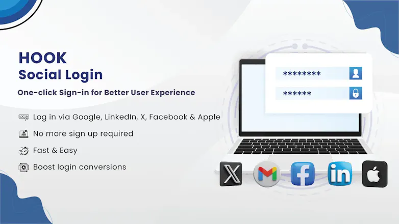 HOOK Social Login gallery image