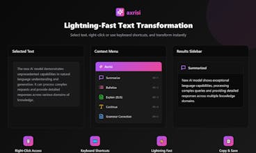 Axrisi - AI Browser Extension gallery image