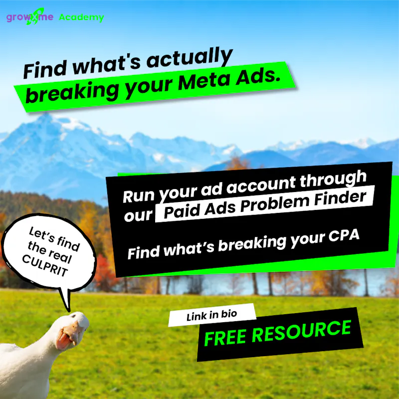 Meta Ads Problem Finder | GrowXme screenshot 1