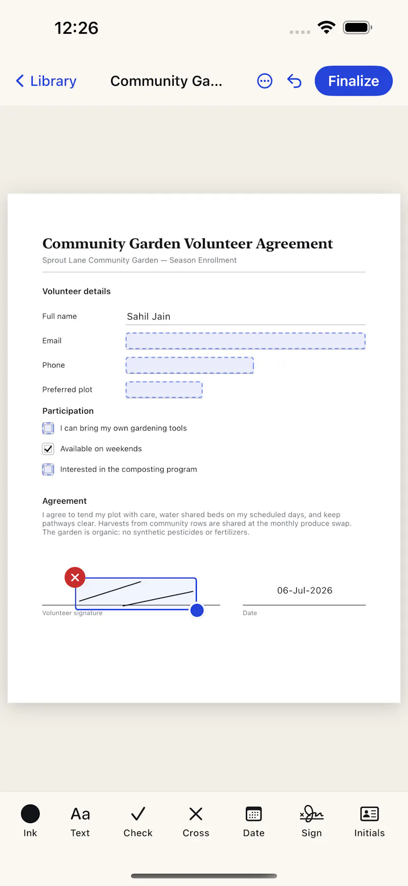 FormSign - Fill & Sign PDF screenshot 2