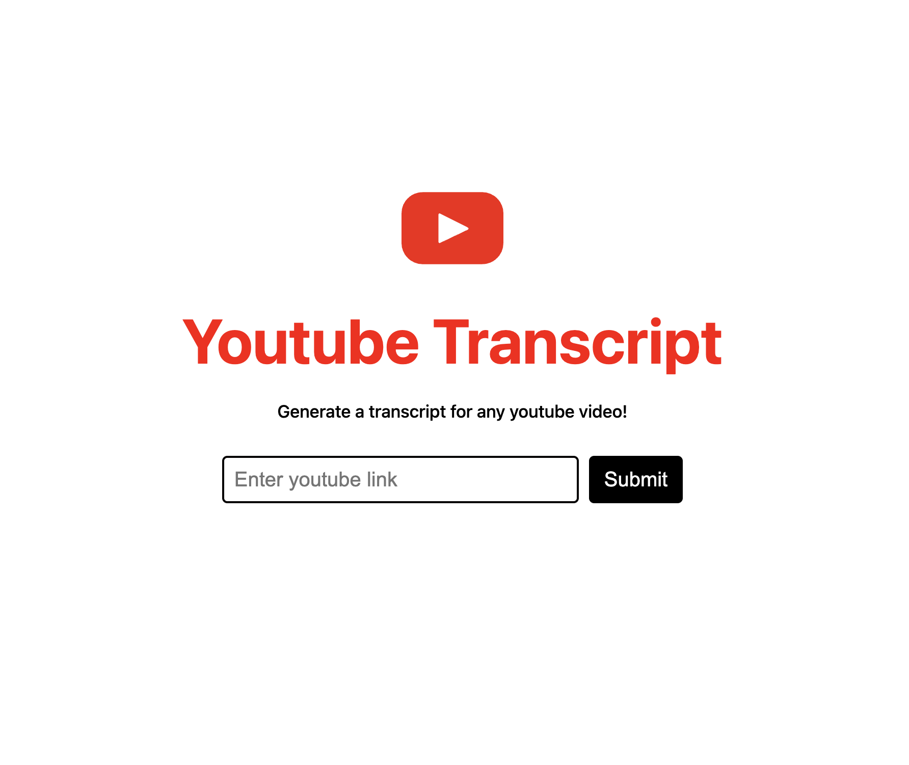Youtube Transcript