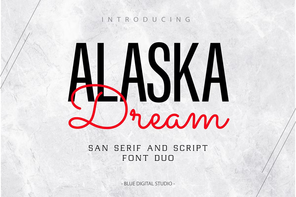 Alaska Dream Font Duo Serif & Script gallery image