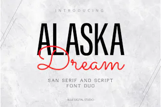 Alaska Dream Font Duo Serif & Script gallery image