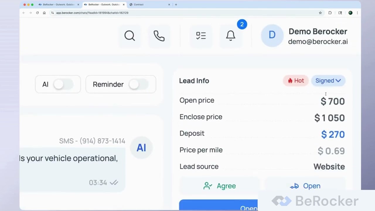 BeRocker AI CRM gallery image