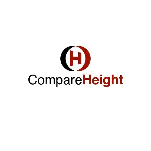 CompareHeight - Product Hunt launch logo and brand identity
