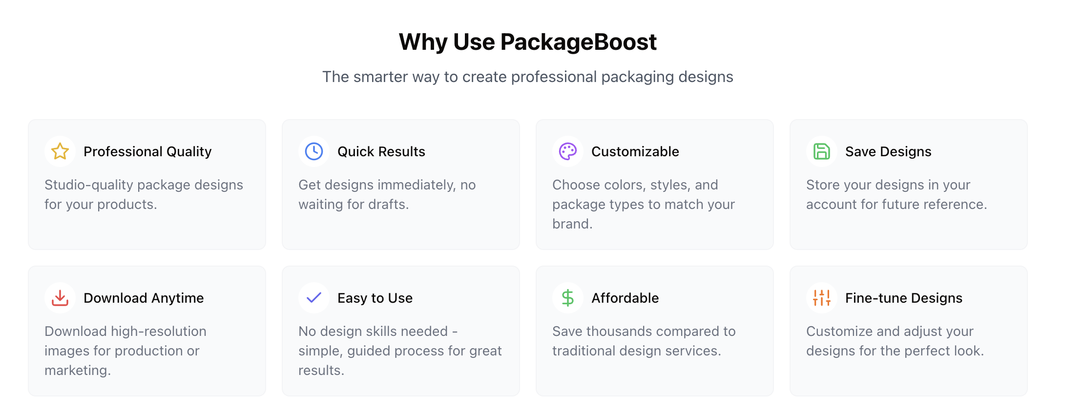 PackageBoost.com gallery image