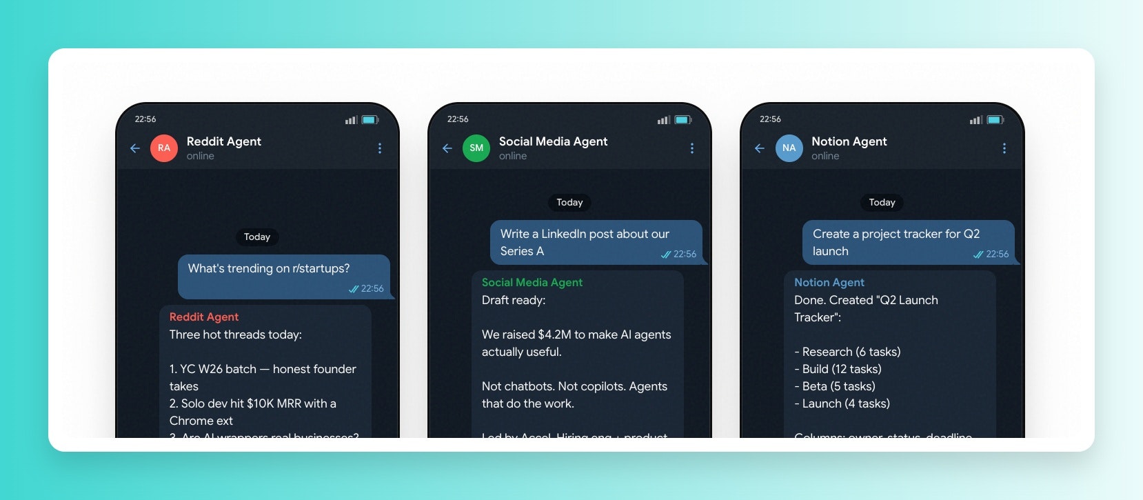 Personal AI Agent in minutes gallery image