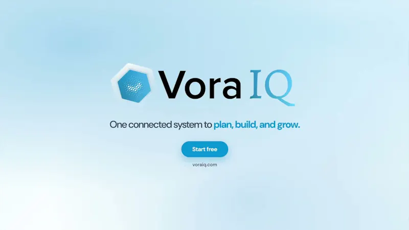 Vora IQ - StartupOS for Founders screenshot 1 (video preview)