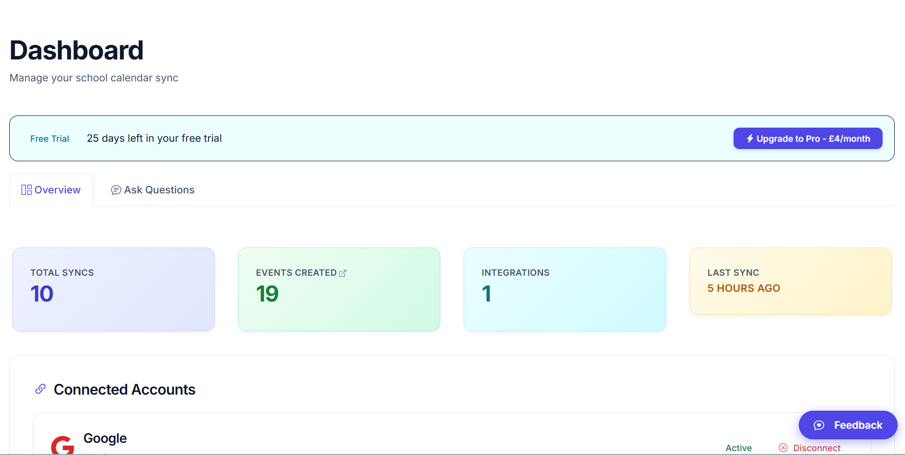Family Sync Public Launch - Screenshot 2 showing product features and functionality