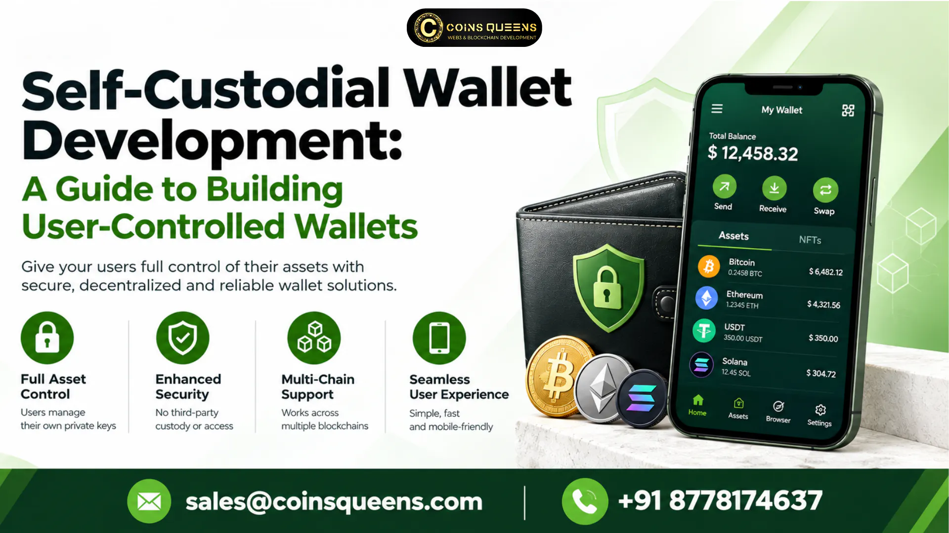 Self-Custodial Crypto Wallet Development gallery image
