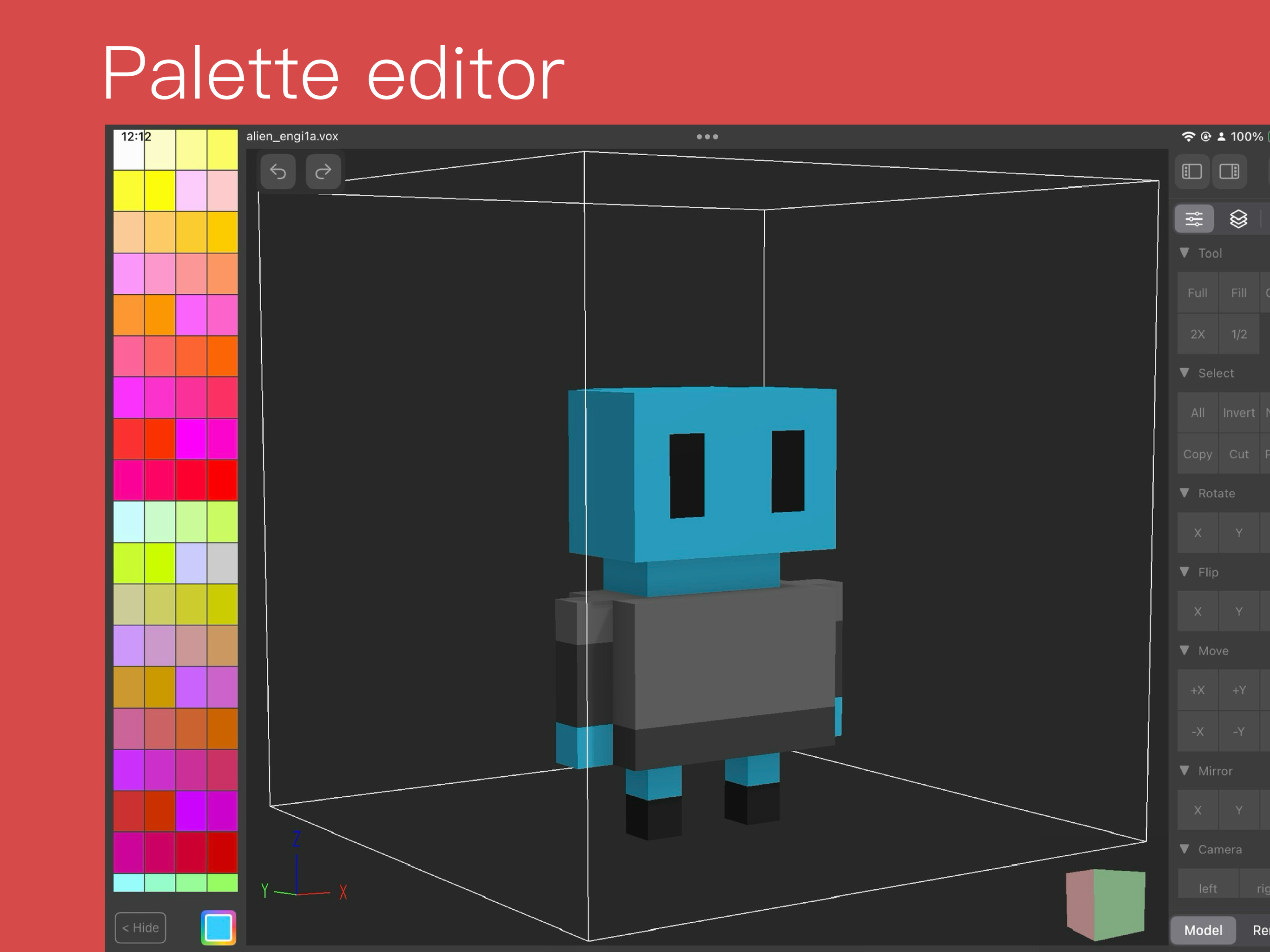 Voxel Pro - Voxel editor for iOS gallery image