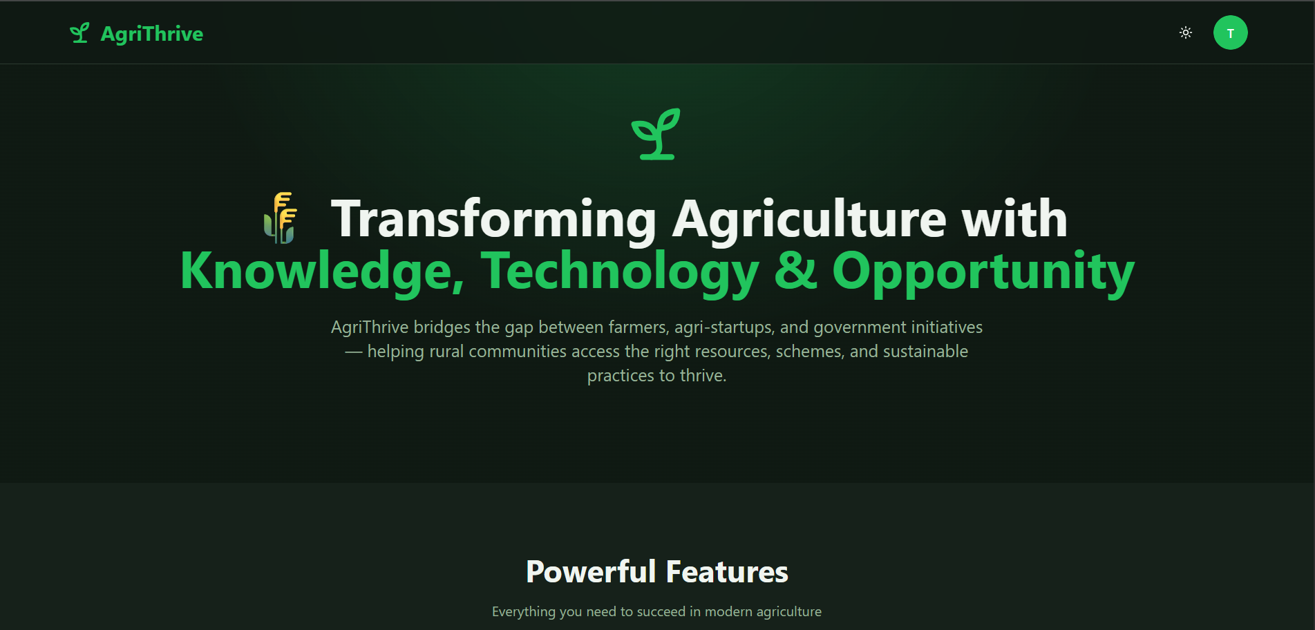 AgriThrive logo